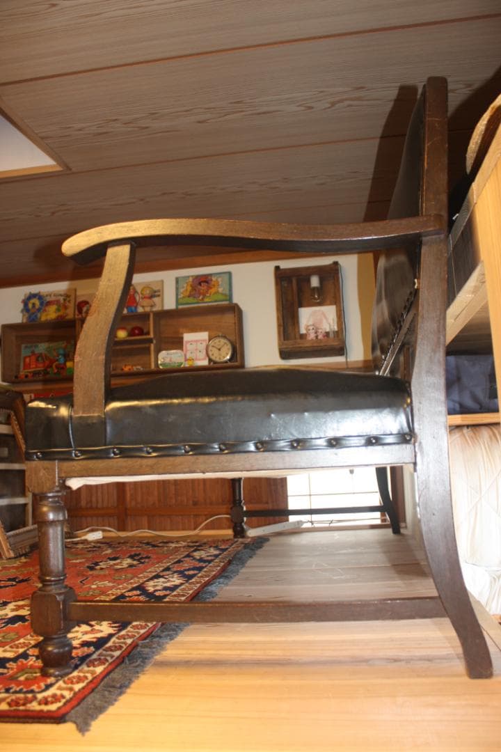 tabuソファ 3シーター 楢材 アンティーク レトロ ミッドセンチュリー