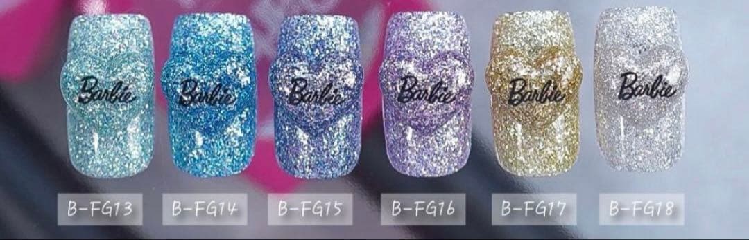 バービー クリスタルフラッシュ 6色セット