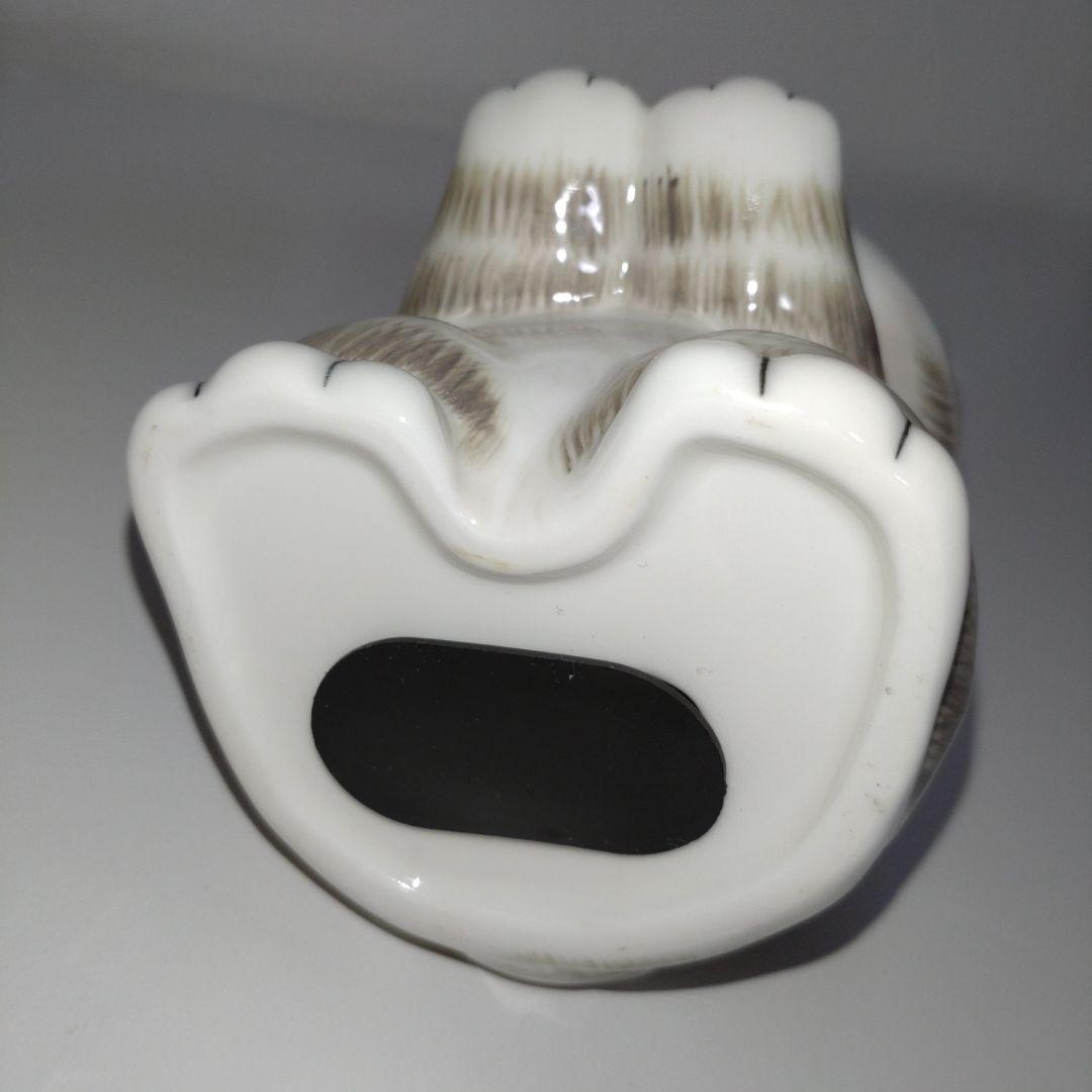 わちふぃーるど 貯金箱 猫 ダヤン 陶器製 ちょうだい おねだりポーズ