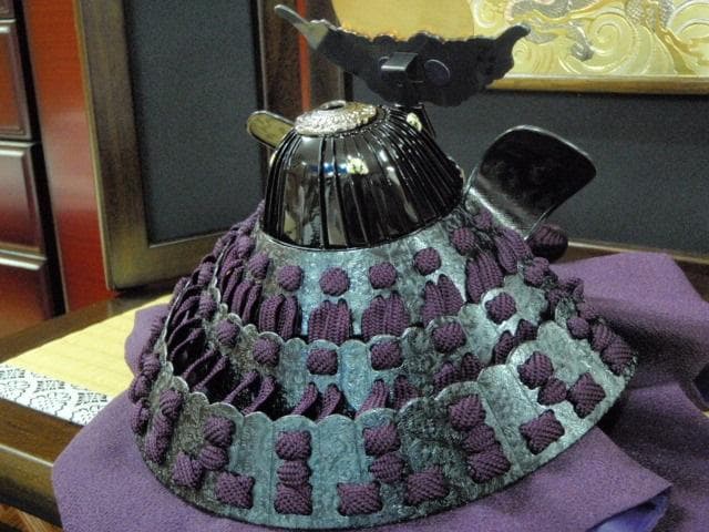 2千円値下！大越忠保作◆展示新品特価♪◆50巾 上杉謙信 収納兜飾り 五月人形◆