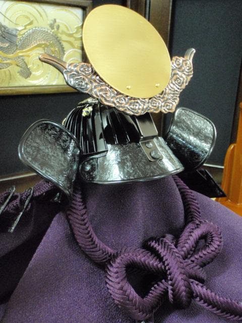 2千円値下！大越忠保作◆展示新品特価♪◆50巾 上杉謙信 収納兜飾り 五月人形◆