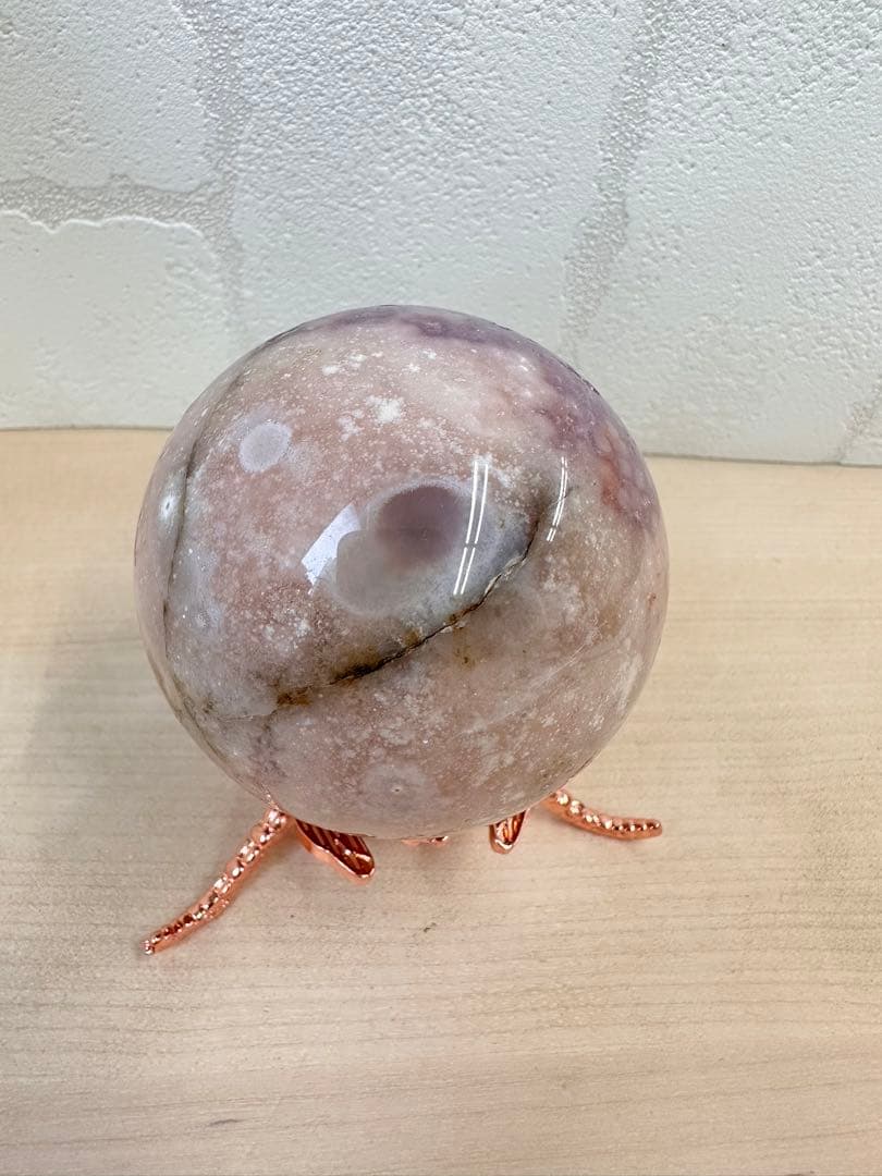 高品質　ピンクアメジスト　アメジスト　パープルピンク　スフィア