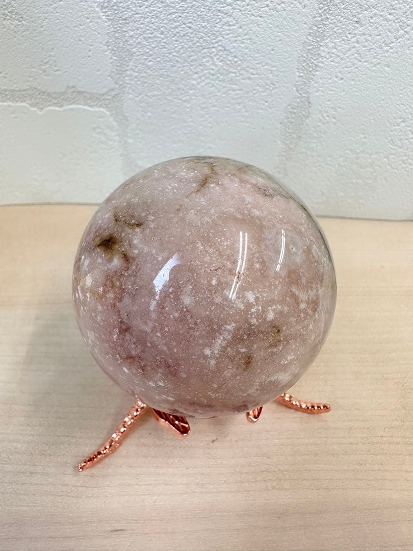 高品質　ピンクアメジスト　アメジスト　パープルピンク　スフィア
