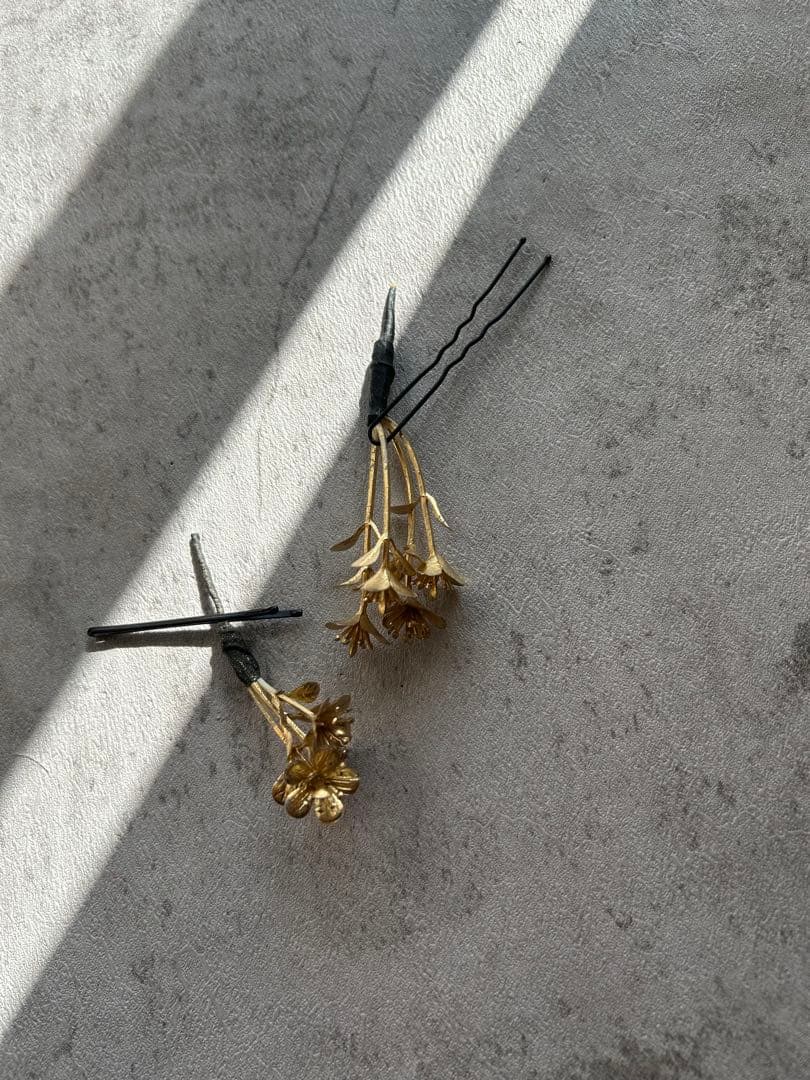 ぴーち様order髪飾り