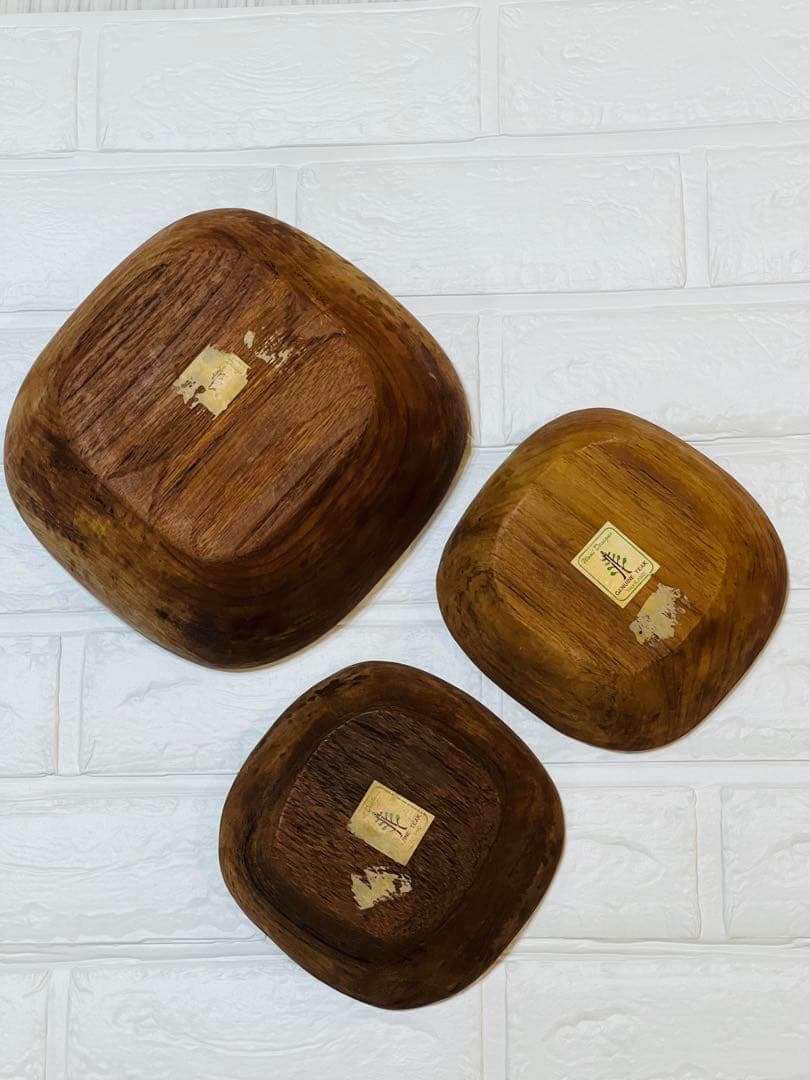 ボウル　タイ　天然木 サラダ　大鉢　器　サラダボウル　木製
