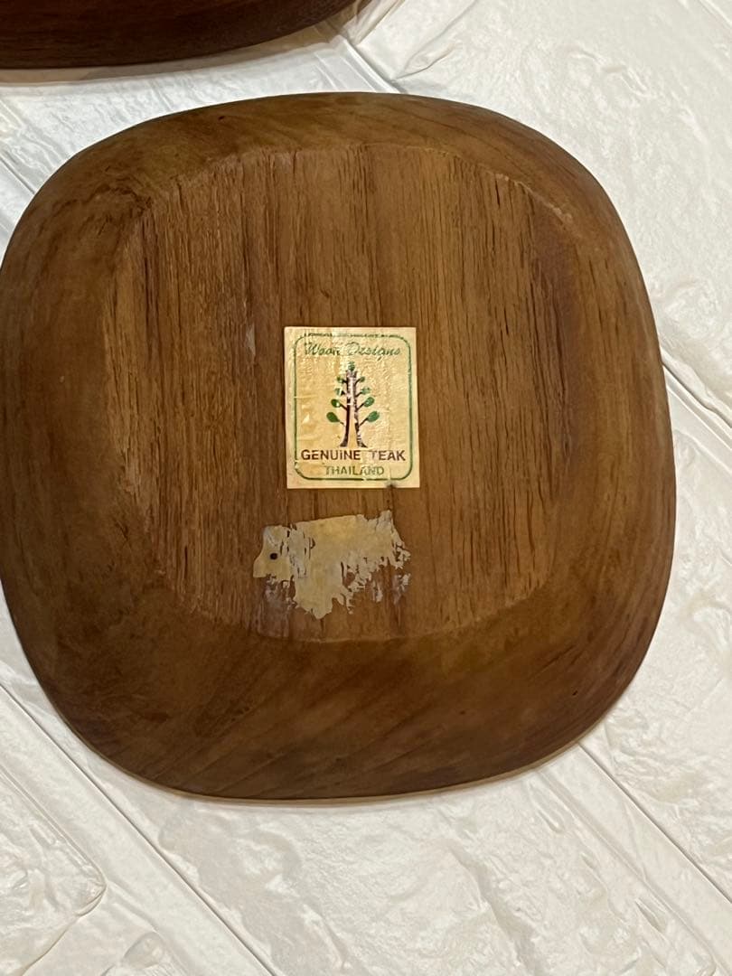 ボウル　タイ　天然木 サラダ　大鉢　器　サラダボウル　木製