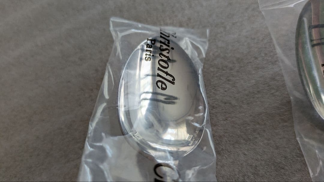 クリストフル　スプーン2本セット　13.5cm　シルバープレート