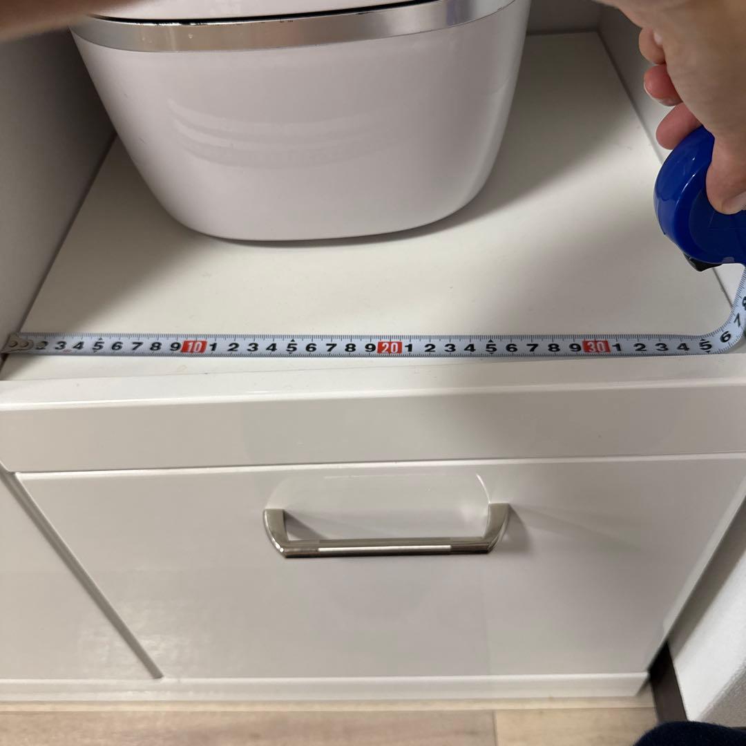 [12/9発送限定]ニトリ食器棚 横幅100cm 炊飯器可動収納 プラグ3つ