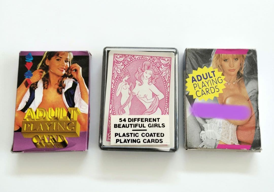 ま*ま様 海外製　ADULT PLAYING CARD ３個セットまとめ売り