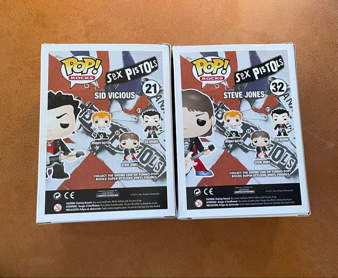 セックスピストルズ シドビシャス スティーブジョーンズ ファンコポップ