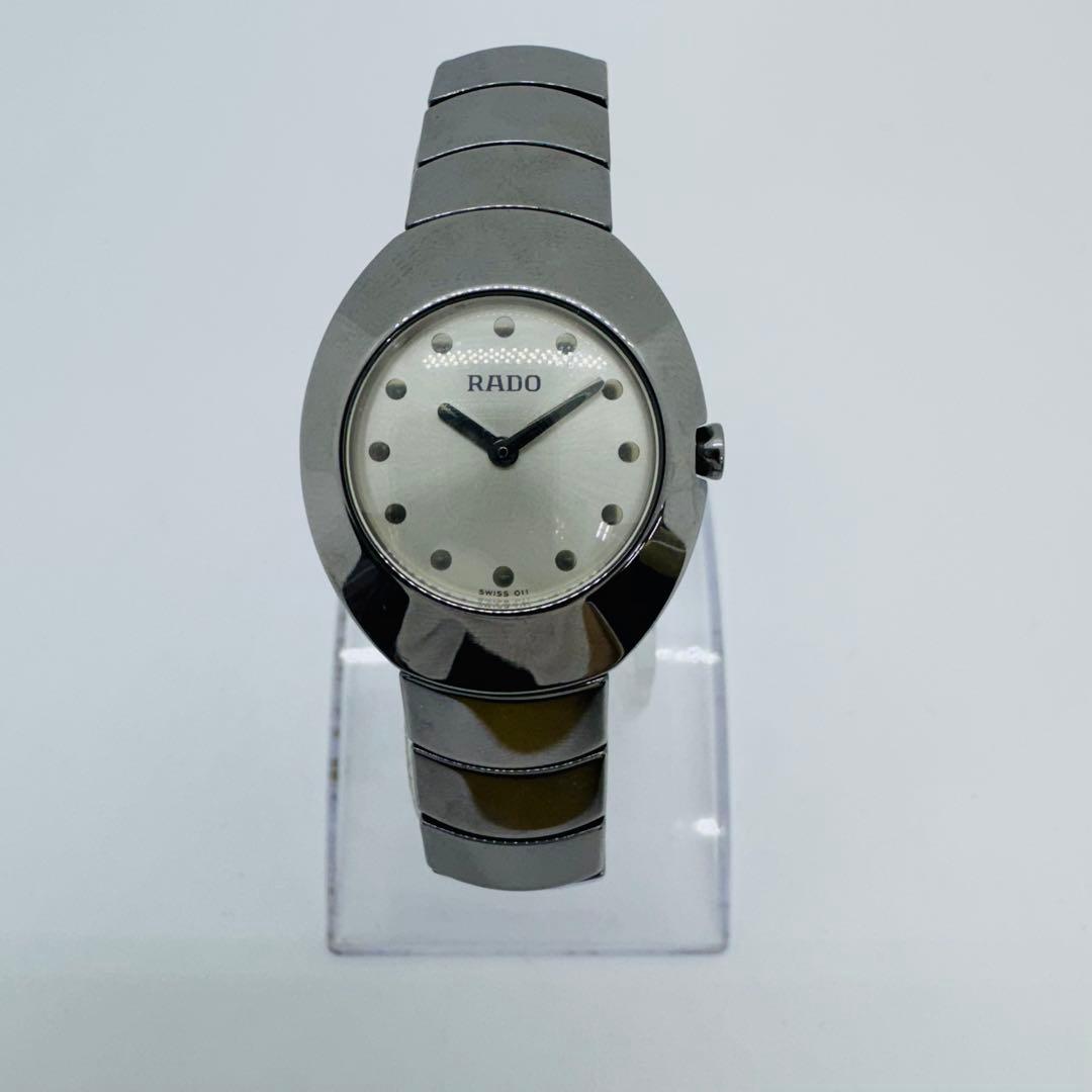 ✨RADO✨ラドー✨シルバー文字盤✨オベーション✨メンズ✨クォーツ✨腕時計✨