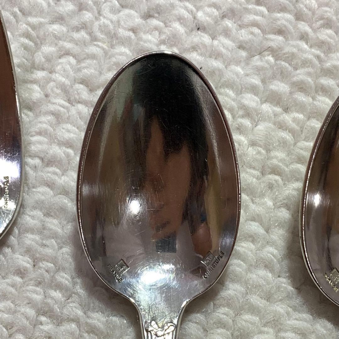 クリストフル　リュバン　コーヒースプーン2本　デザートフォーク1本　カトラリー