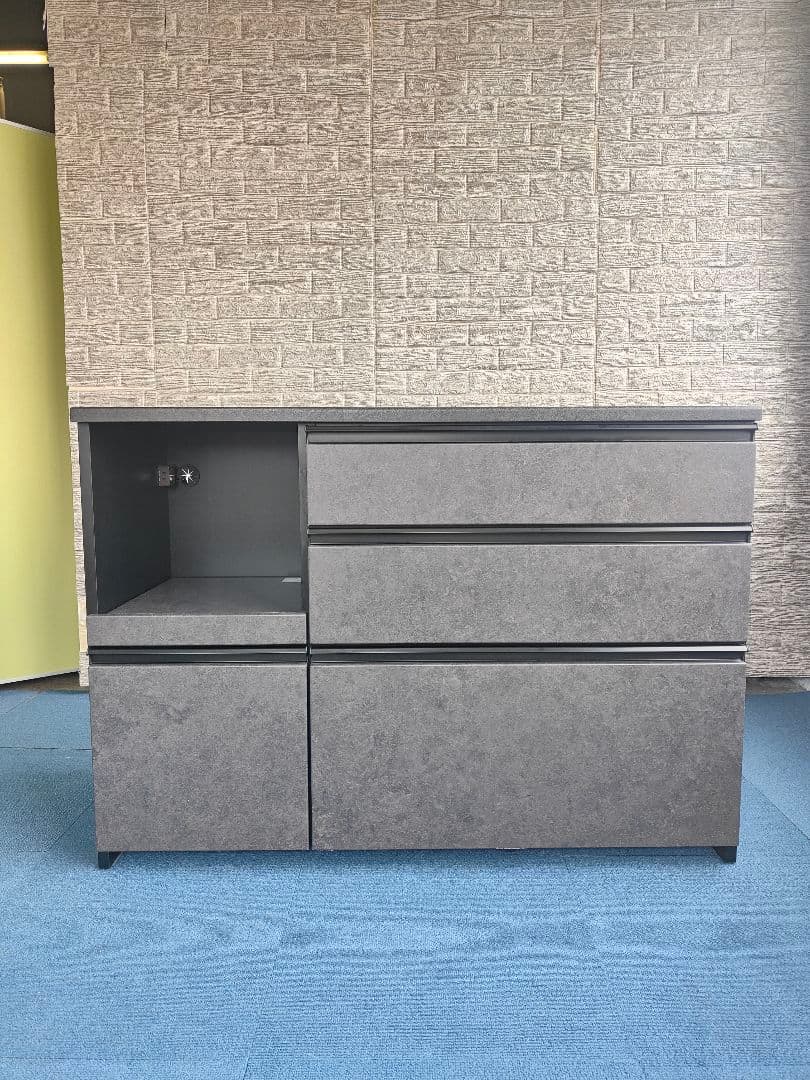 マナベインテリアハーツ キッチンカウンター コンセント付 ノア