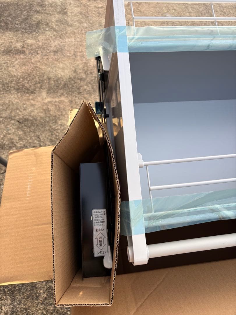 (直接引取歓迎)システムキッチン用収納ラック