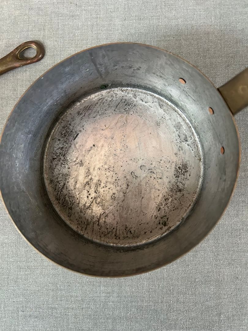 銅製ミニソースパン(持ち手真鍮)6個!