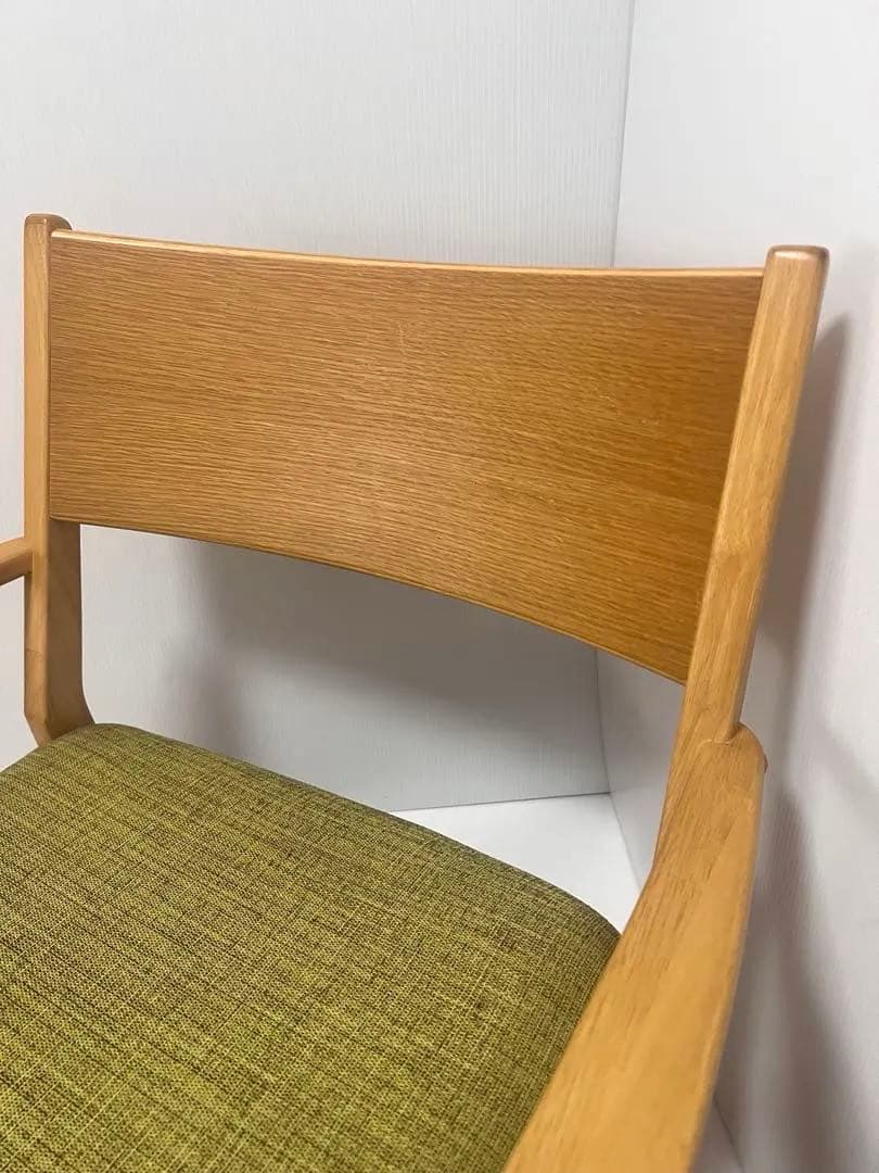 最高級・美品 光製作所 天然木 座椅子 希少色 カーキ 廃盤 アンティーク