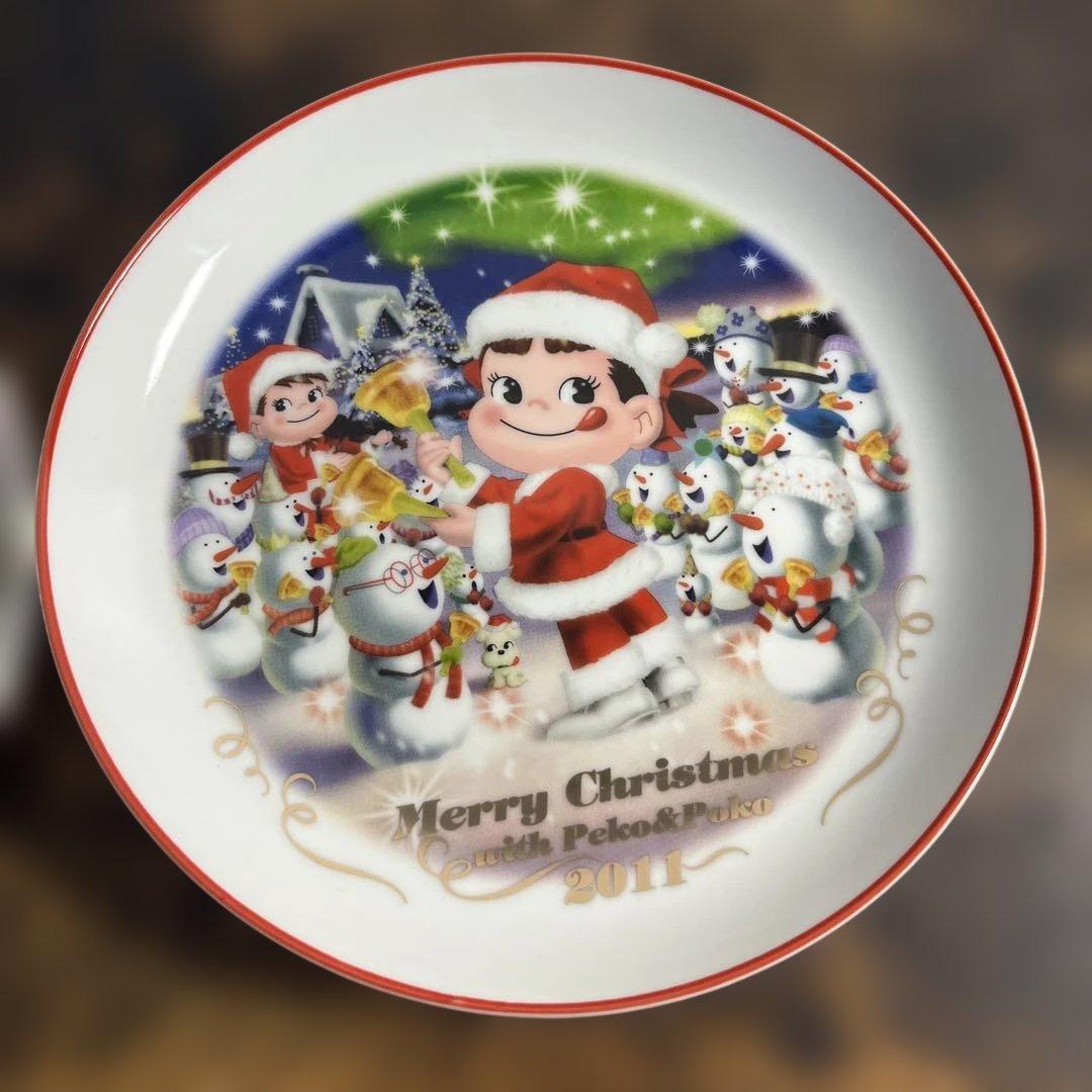 不二家 クリスマスプレート 皿 約16.5cm 4枚 ペコちゃん - メルカリ