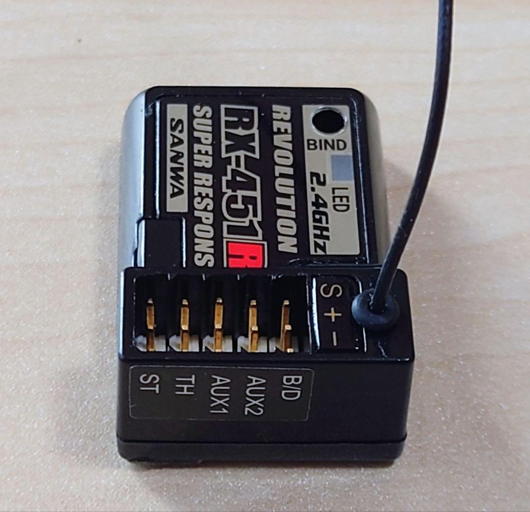 動作確認済】美品！SANWA RX-451R 4ch 2.4G - メルカリ