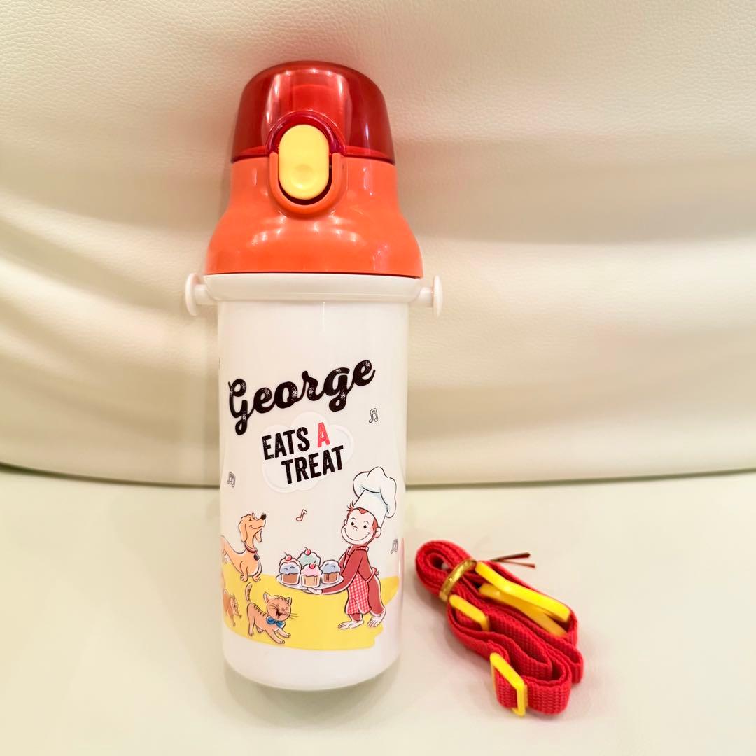 【最終価格‼️総額9,300円】おさるのジョージ お弁当 水筒 箸 ５点セット