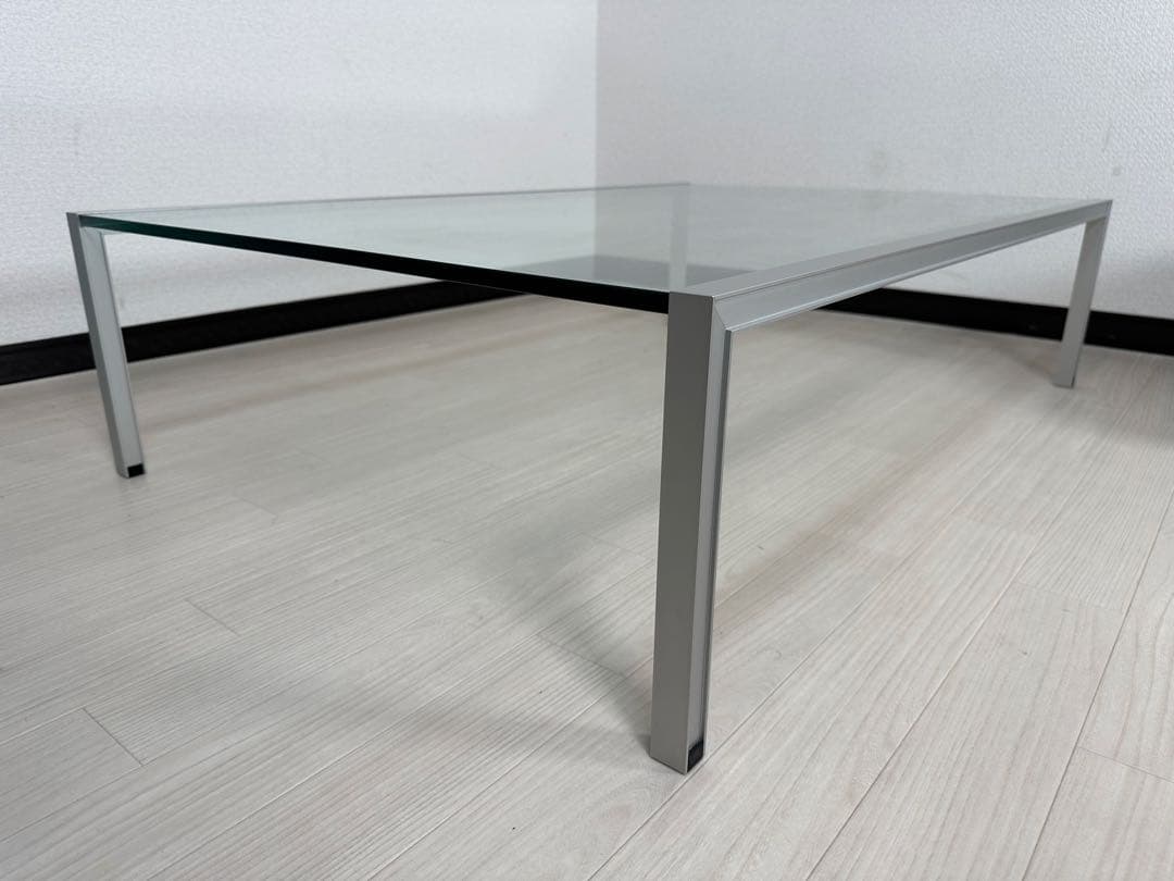 カッシーナ Team by Wellis ガラス センターテーブル※i4※