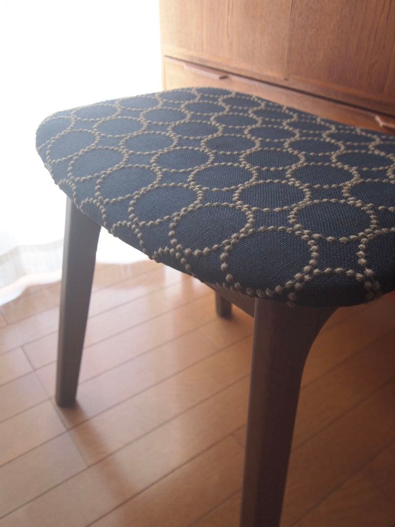 ミナペルホネン 秋田木工 剣持スツールC ハンドメイド タンバリン 生地