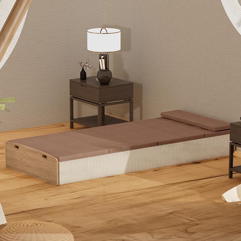 ペーパー折りたたみベッド幅60㎝高さ23㎝組立不要マットレス付き 軽量 通気性