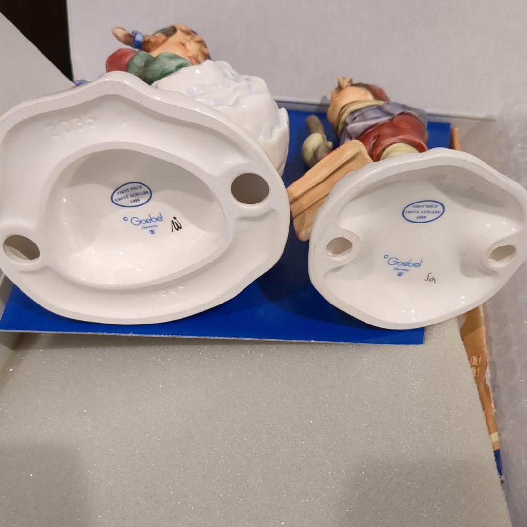 フンメル人形　シュタイフ　スノーマン × ゲーベル　限定セット