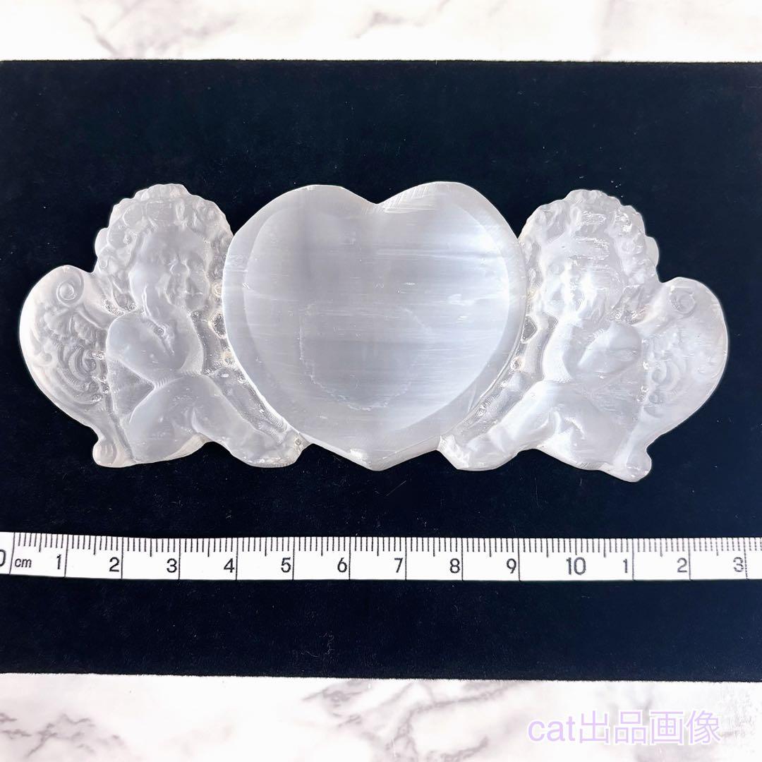 天然石 アメジスト セレナイト 天使 エンジェル 女神 パワーストーン 置物