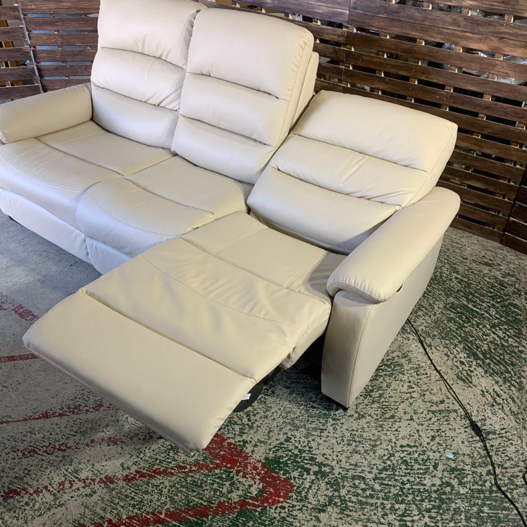 J853 NITORI N リクライニング ソファ 3人掛け