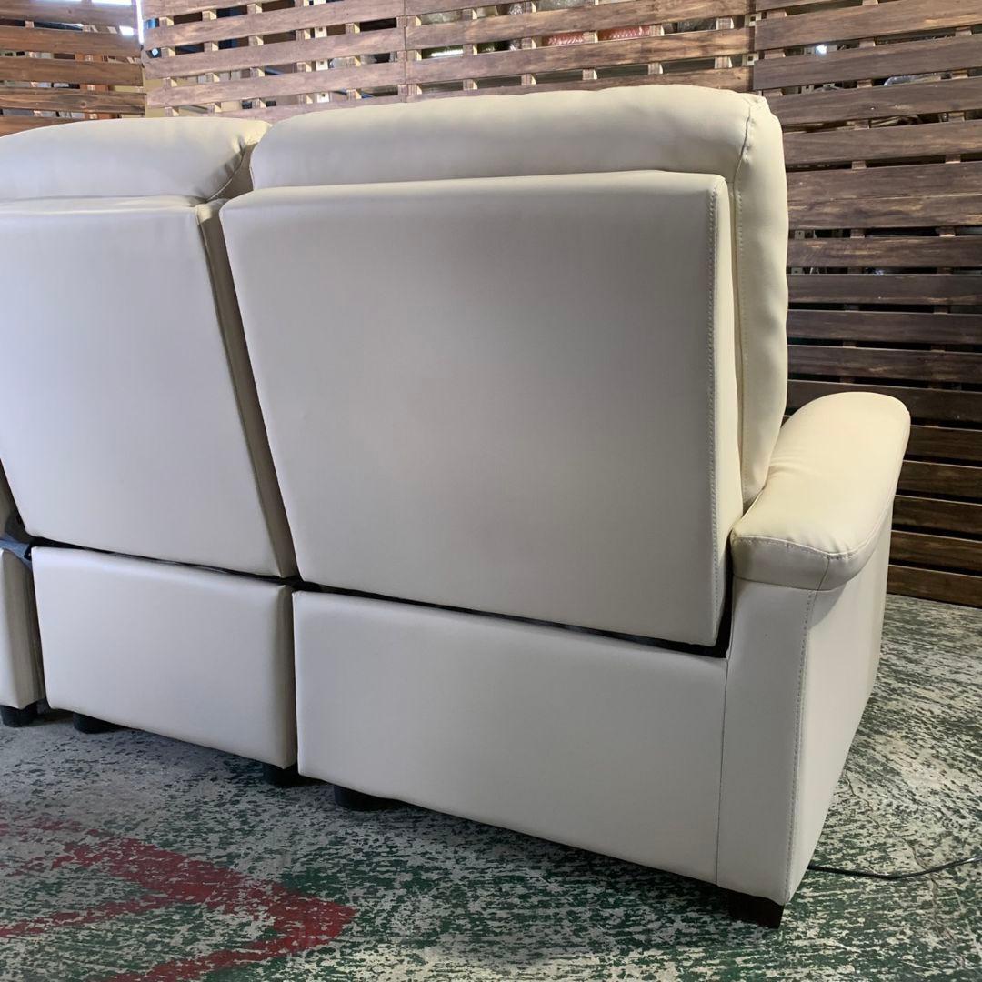 J853 NITORI N リクライニング ソファ 3人掛け