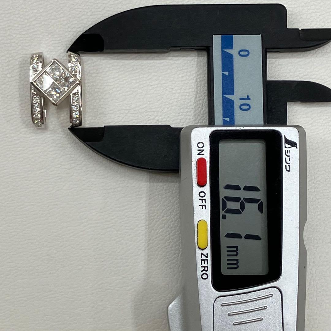 TASAKI タサキ Pt900 ダイヤ プリンセスカット ネックレス トップ