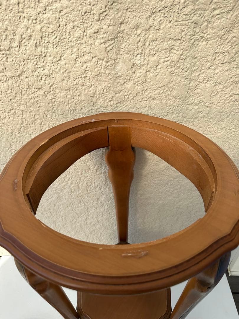 ゆうパック発送 大理石 サイドテーブル コンソールテーブル 花台 猫足　n1f