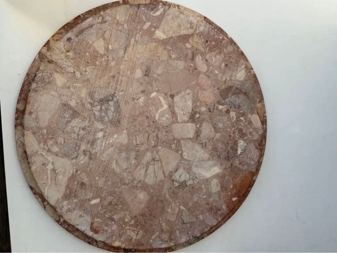 ゆうパック発送 大理石 サイドテーブル コンソールテーブル 花台 猫足　n1f