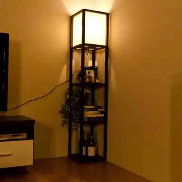 棚付フロアライト　スクエア