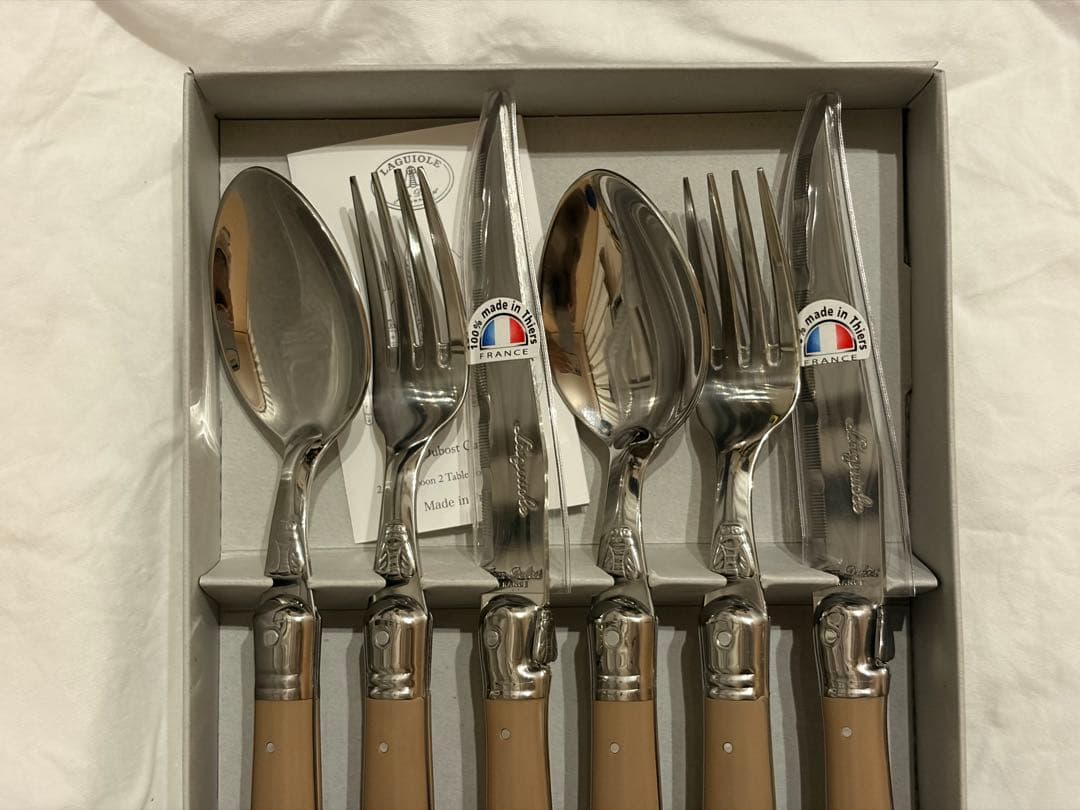 【新品・未使用】LAGUIOLE ライヨール　カトラリーセット 6本