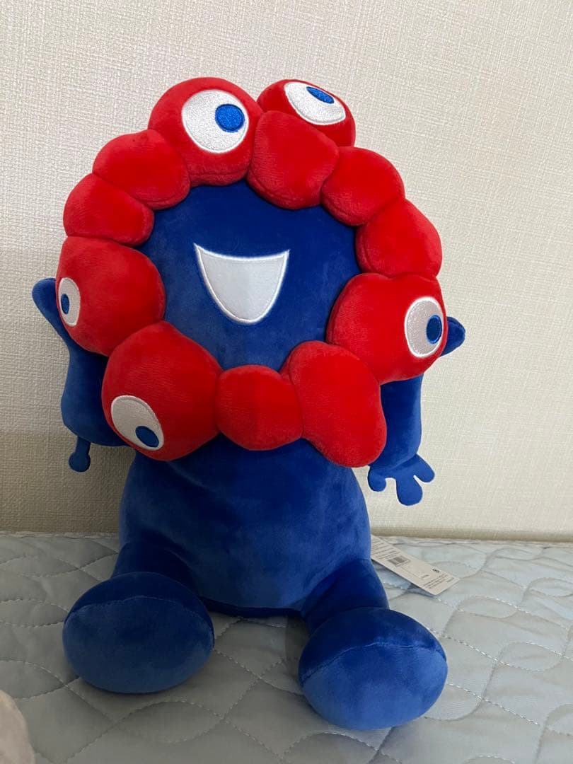 ミャクミャク もちもちぬいぐるみ M 大阪関西万博 お座り もっちり 902