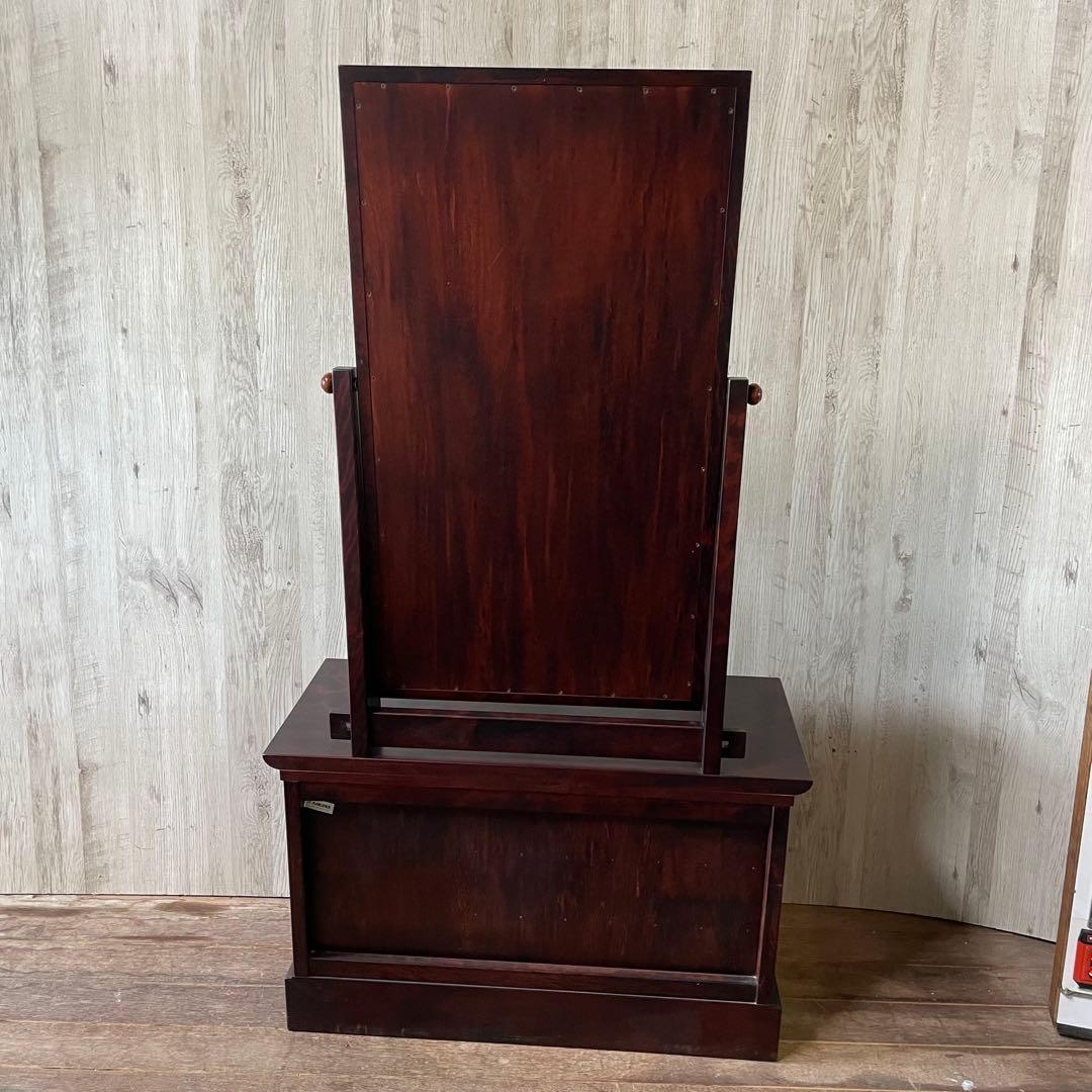 九州民芸家具 ミラードレッサー 化粧台 天然木 桜 アンティーク家具 和家具