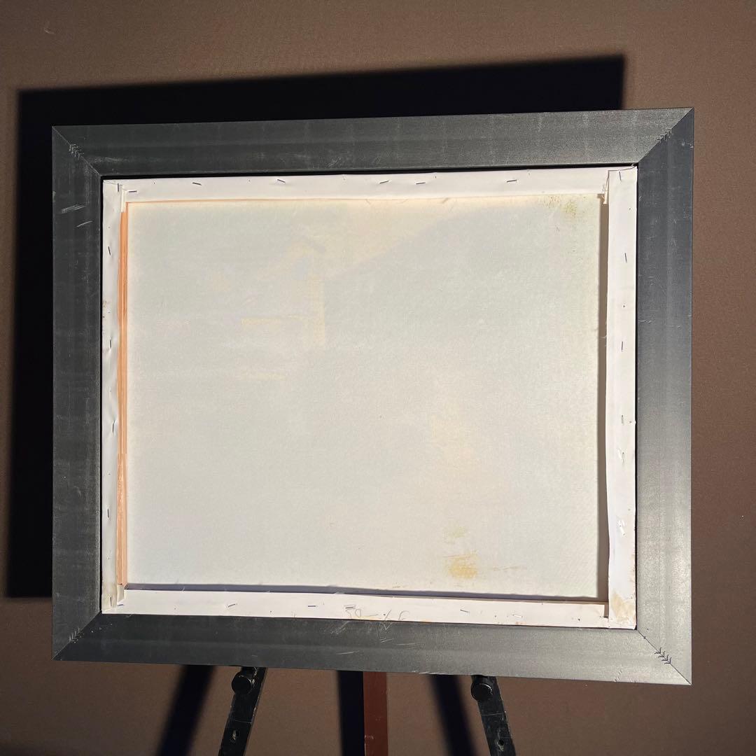 手書き油絵 初秋 額付き  絵画 インテリア