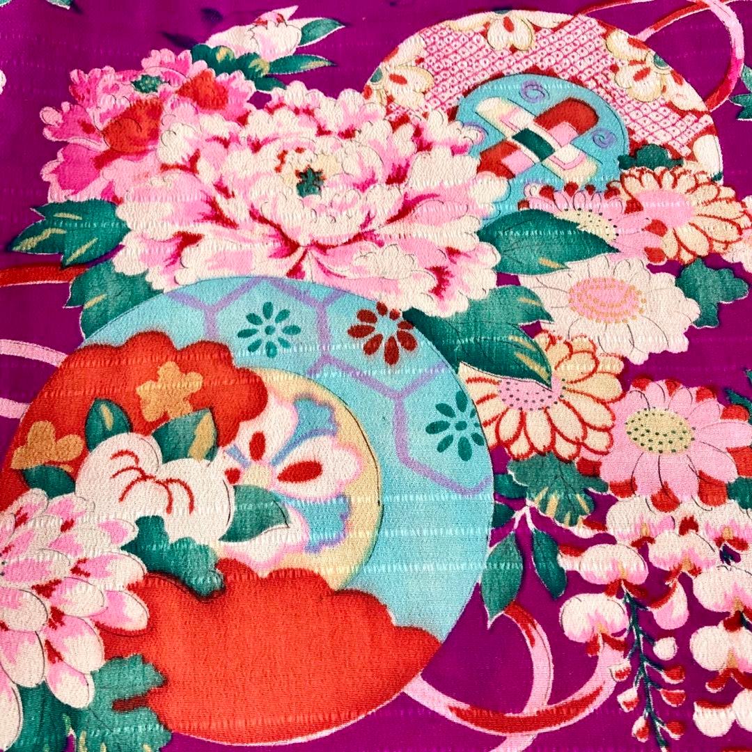 アンティーク　女の子　子供着物　七五三　アンティーク着物　NO6