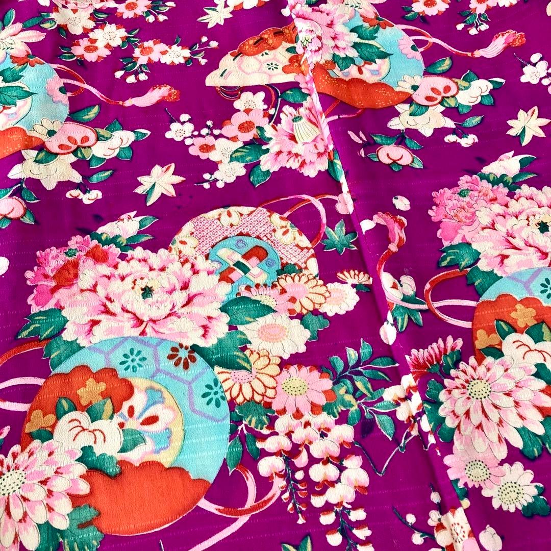 アンティーク　女の子　子供着物　七五三　アンティーク着物　NO6