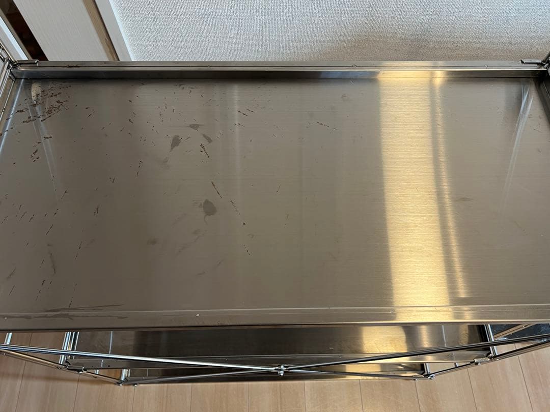 無印良品 ステンレスユニットシェルフ 86×41×83 2個セット