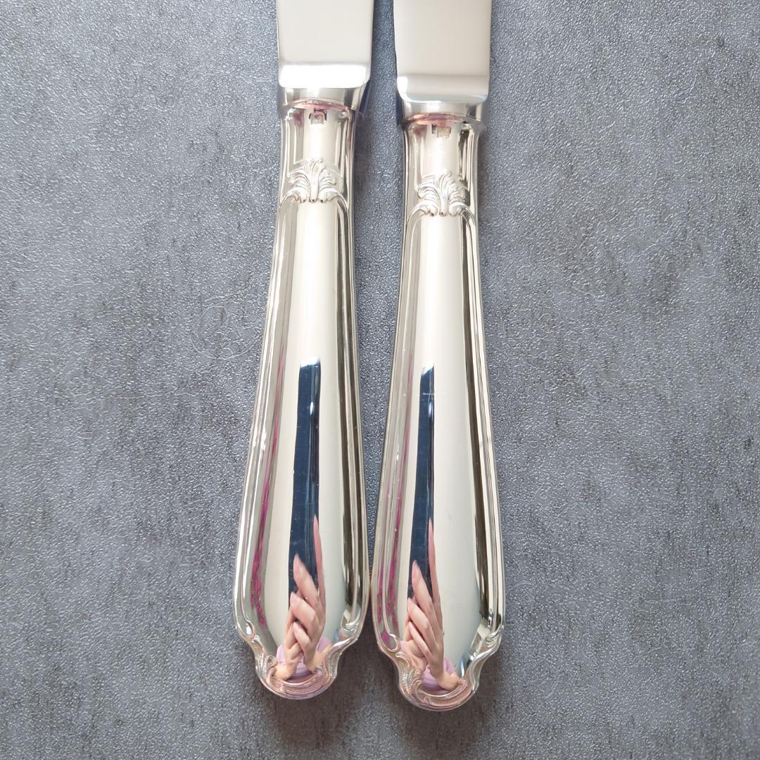 希少 美品 クリストフル ポンパドール テーブルナイフ 2点
