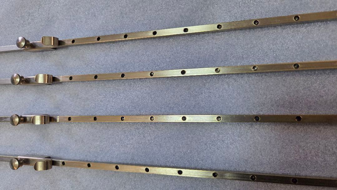 福井金属工芸　角線自在100cm　額縁・掛軸・パズル等の飾り用　ピクチャーレール