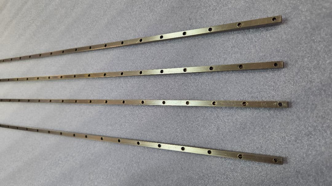 福井金属工芸　角線自在100cm　額縁・掛軸・パズル等の飾り用　ピクチャーレール