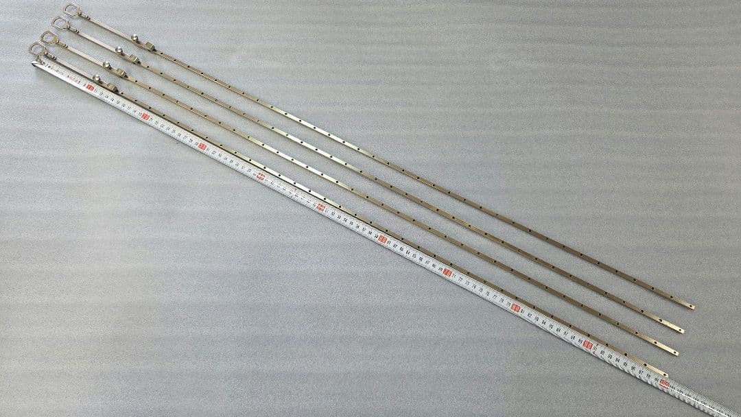 福井金属工芸　角線自在100cm　額縁・掛軸・パズル等の飾り用　ピクチャーレール