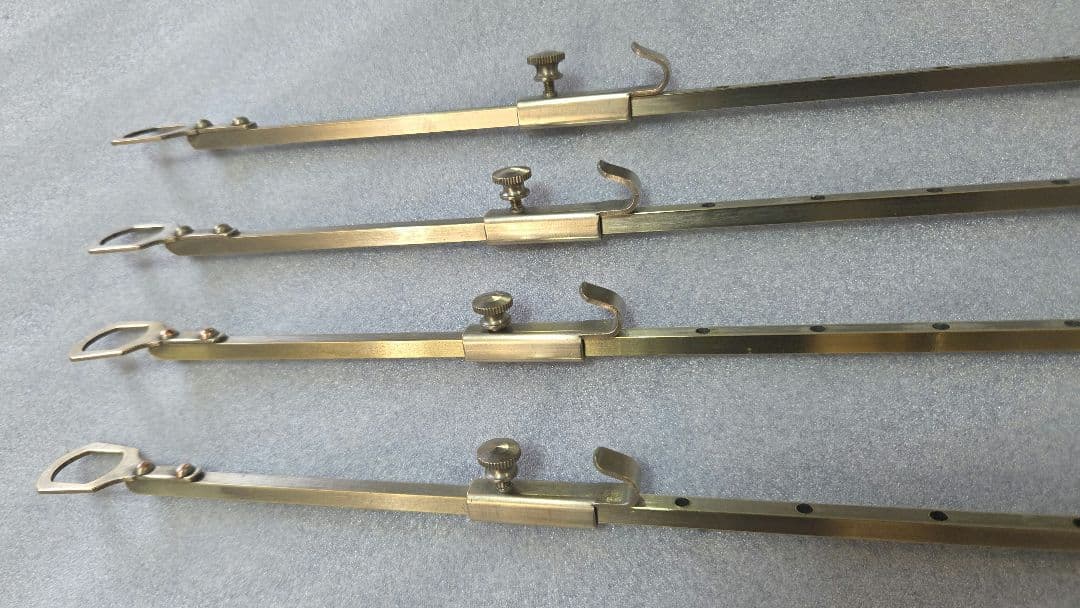 福井金属工芸　角線自在100cm　額縁・掛軸・パズル等の飾り用　ピクチャーレール