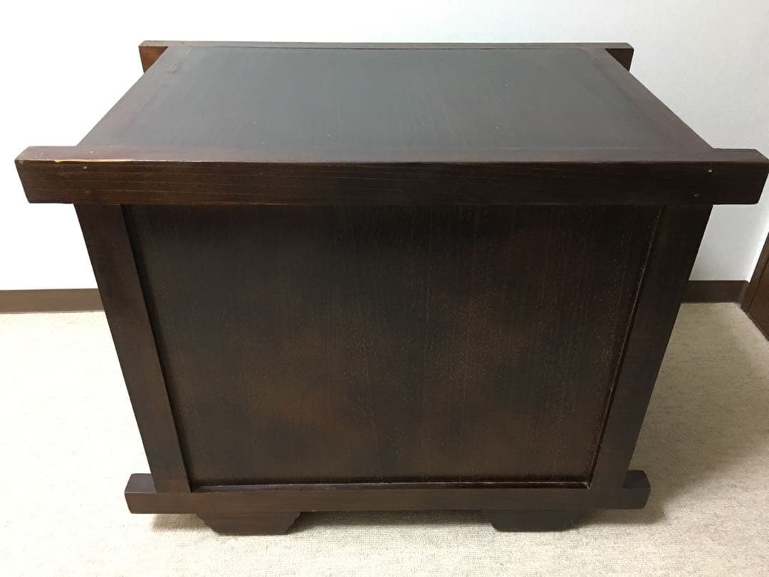 アンティーク　民藝コロ付きミニ和ダンス