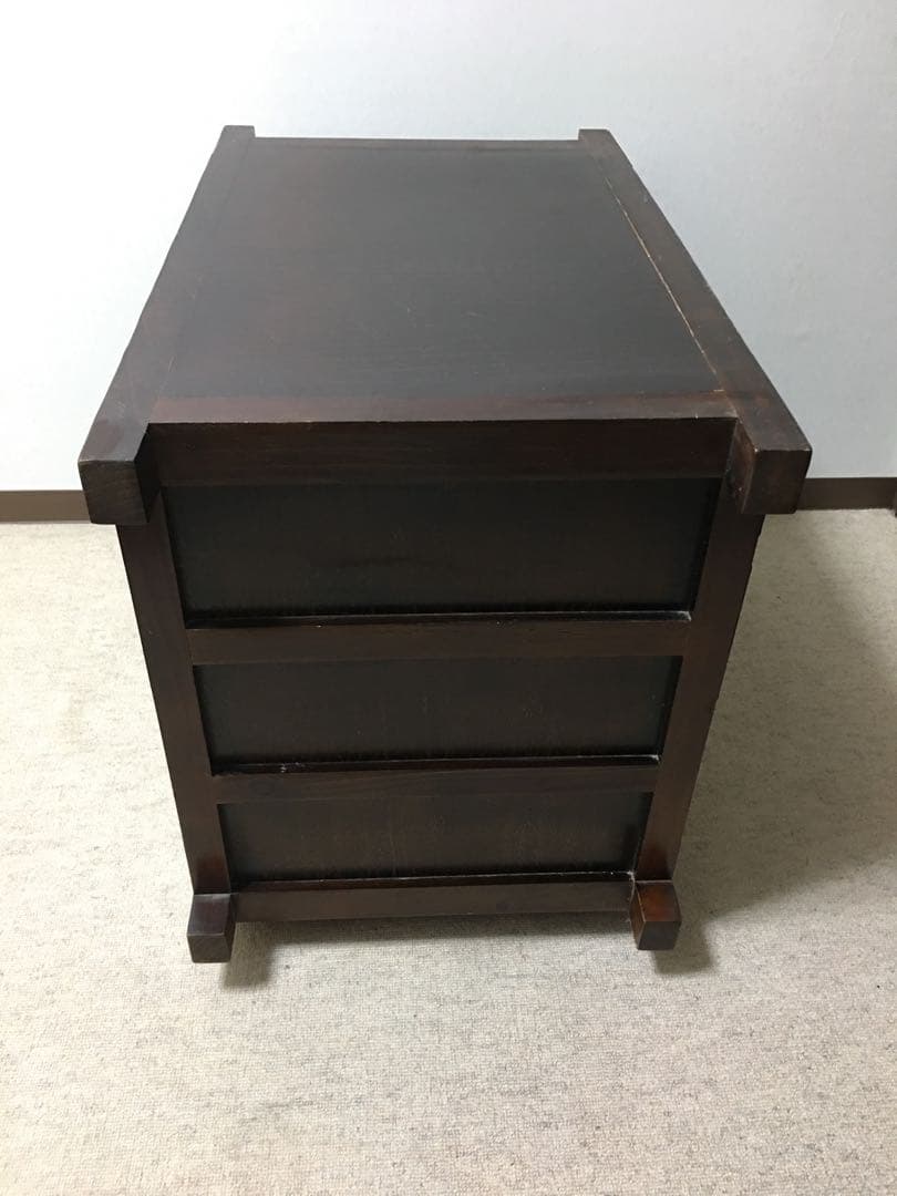 アンティーク　民藝コロ付きミニ和ダンス