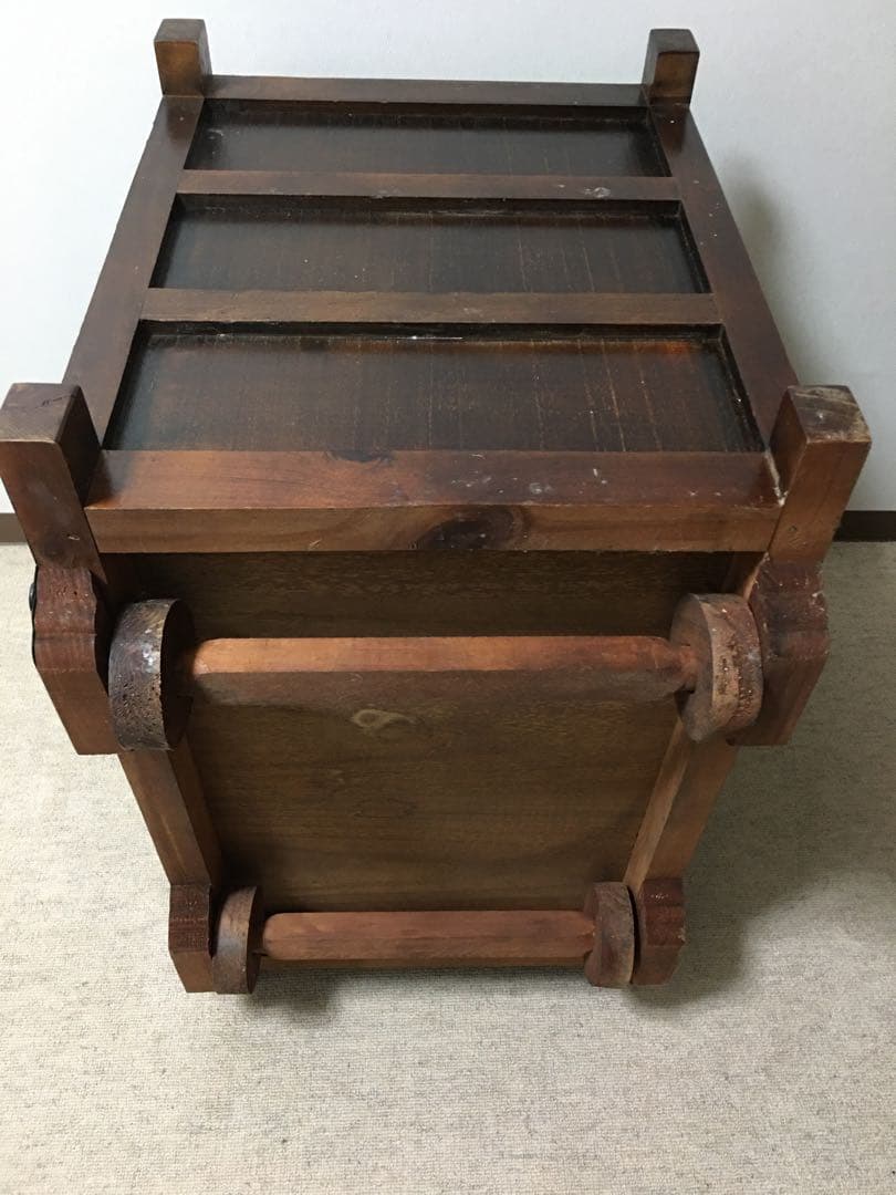 アンティーク　民藝コロ付きミニ和ダンス