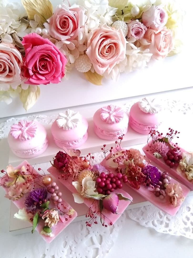 アロマストーンマカロンアロマワックスホワイトデーセット